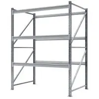 Стеллаж СФМ 2500х1750х600 (3 яруса без настила) Zn