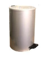 Урна с педалью 20 л (белая)