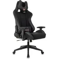 Игровое кресло Бюрократ Zombie Viking 4 Aero (ткань/экокожа черная)